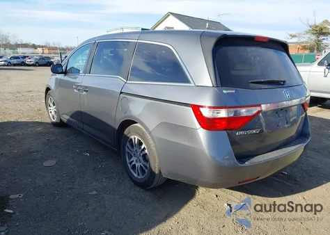 2011 Honda Odyssey Ex-L из США, поврежденный, VIN 5FNRL5H67BB097755